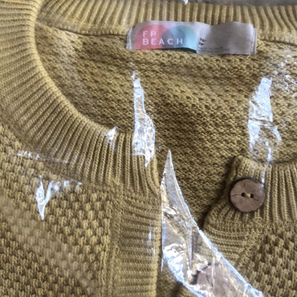 Free People Hailee Sweater Set Dried Moss XSmall - Picture 5 of 7